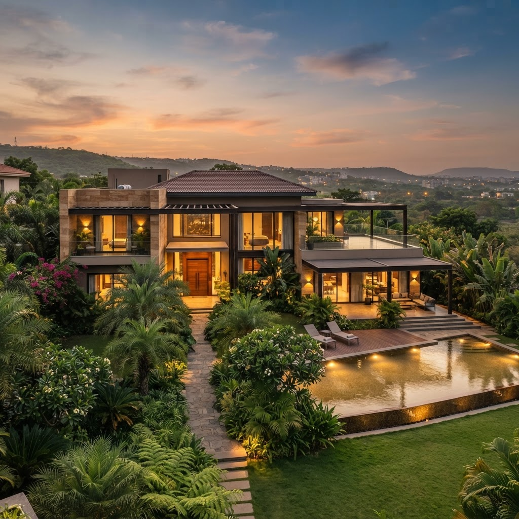 Modern villa in Baner, Pune